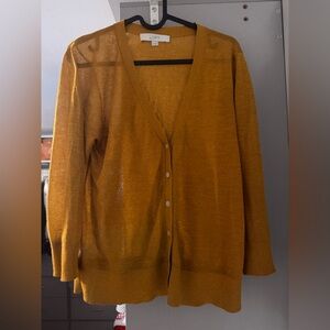 Loft Metallic thread cardigan